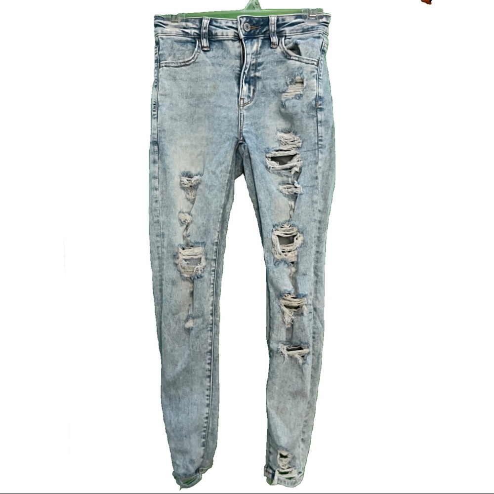 American Eagle NE(X)T LEVEL STRETCH Distressed Jeans (0)